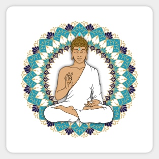 Mandala Abhaya Mudra Buddha Sticker